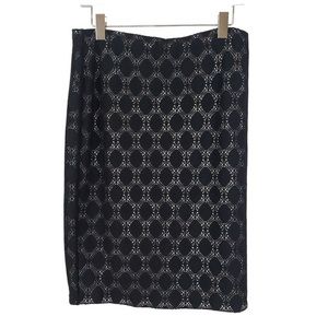 Vince Camuto Lace Overlay Stretchy Pencil Skirt Size Medium